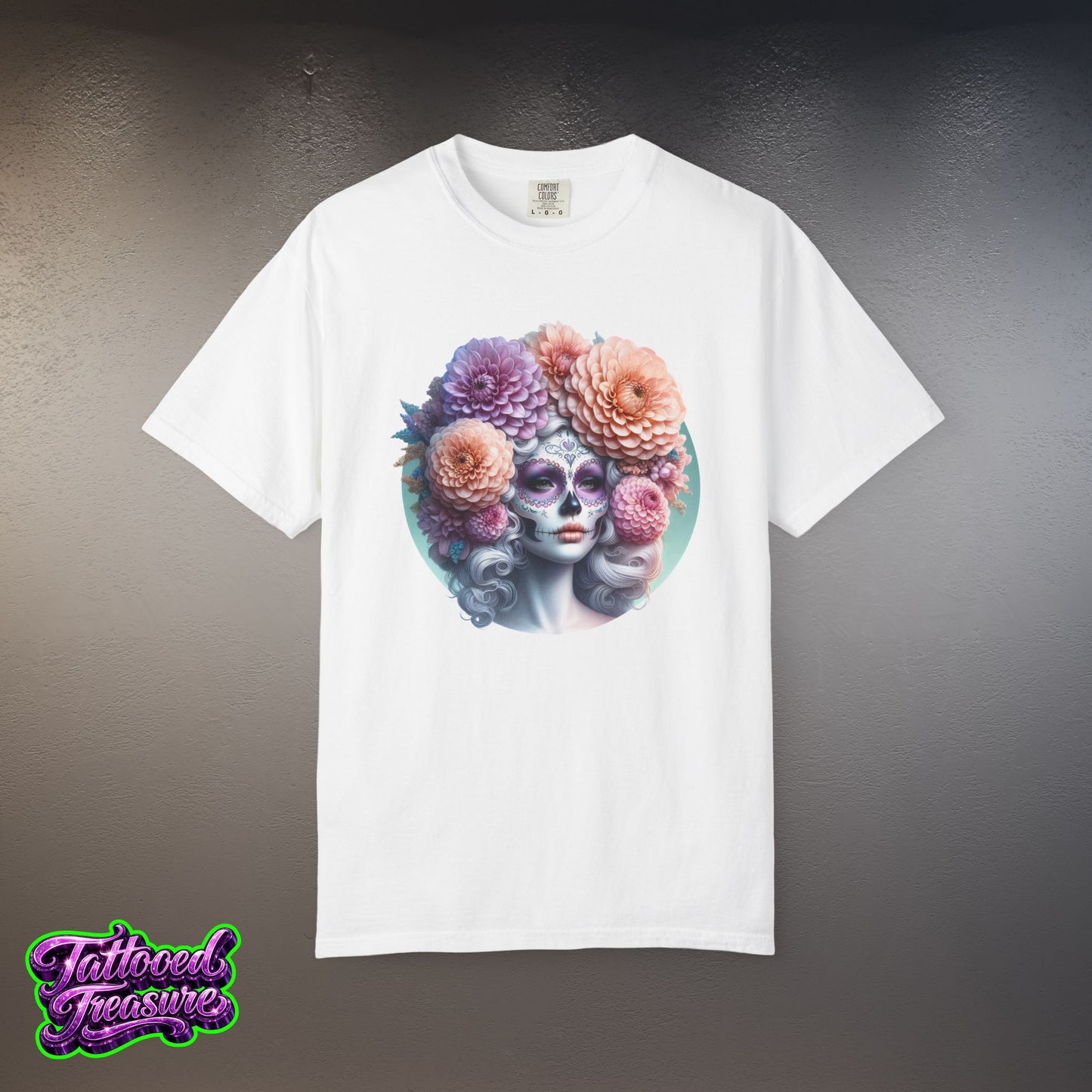 Day of the Dead Floral Skull T-Shirt