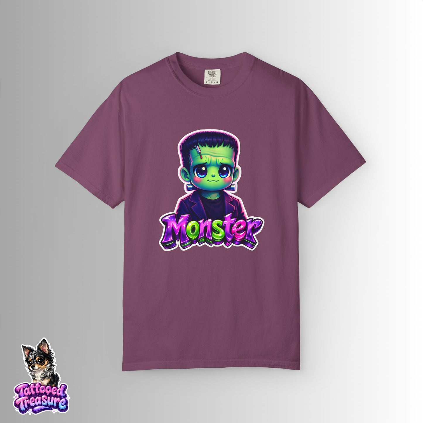 Cute Frankenstein 'Monster' Graphic T-Shirt
