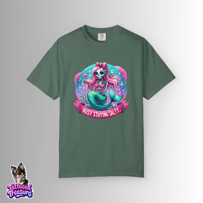 Busy Staying Salty Mermaid T-Shirt