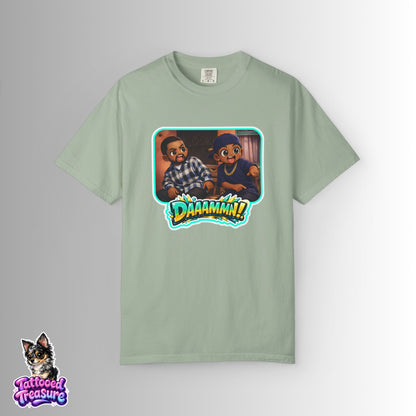 Daaamn! Graphic T-Shirt — Retro Cartoon Reaction Tee
