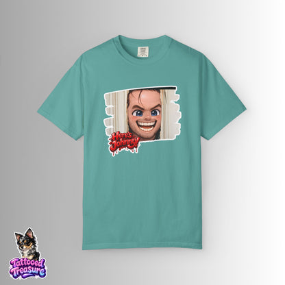 Horror The Shining Graphic T‑Shirt — 'Here's Johnny' Creepy Tee