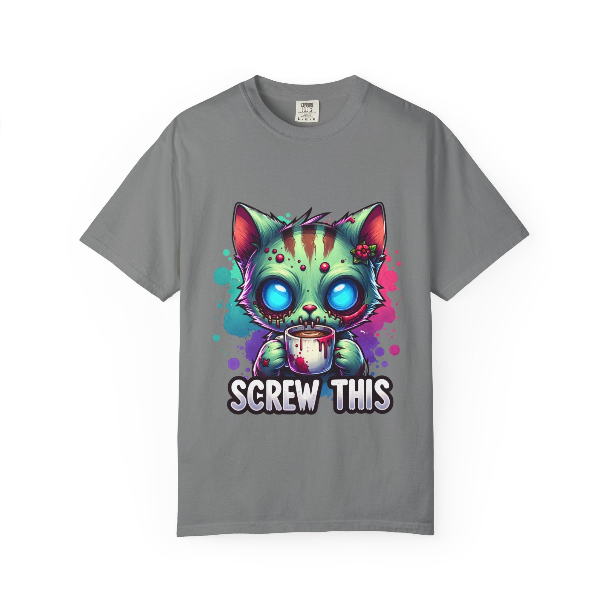 Zombie Kitty 'Screw This' T-Shirt