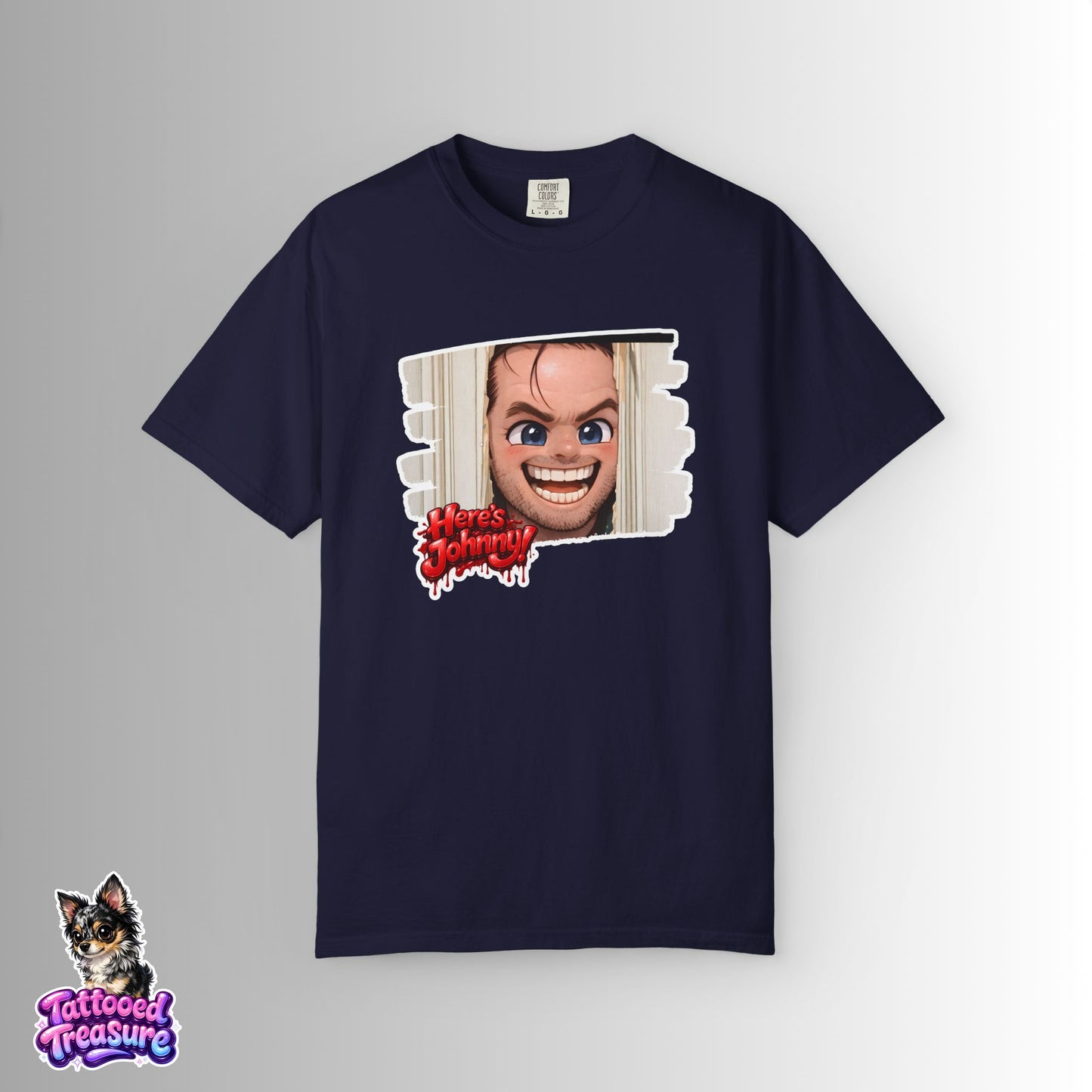Horror The Shining Graphic T‑Shirt — 'Here's Johnny' Creepy Tee