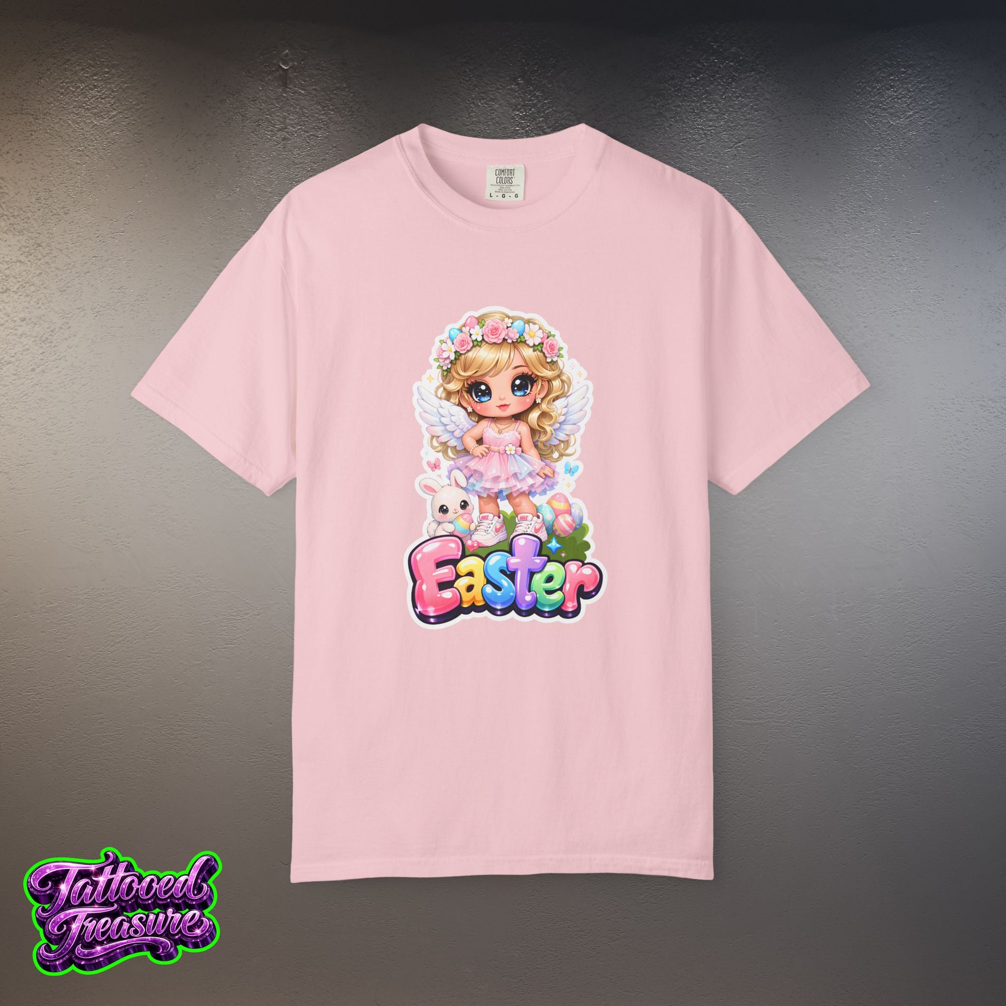 Easter Bunny Girl T-Shirt — Cute Pastel Easter Tee