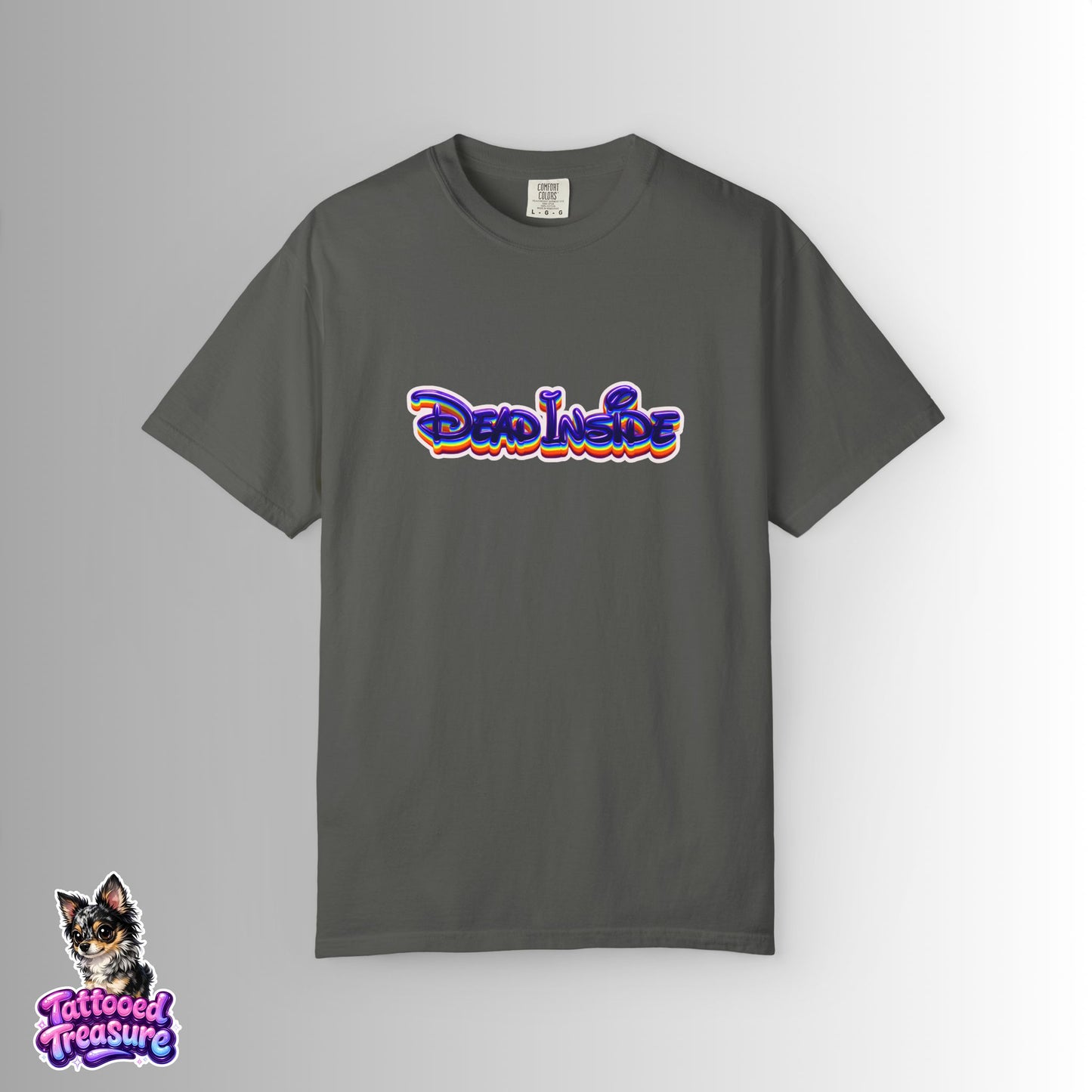 Dead Inside T‑Shirt — Retro Graffiti Graphic Tee
