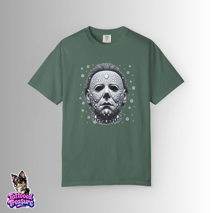 Horror Mask Tee — Michael Myers Halloween Graphic T-Shirt