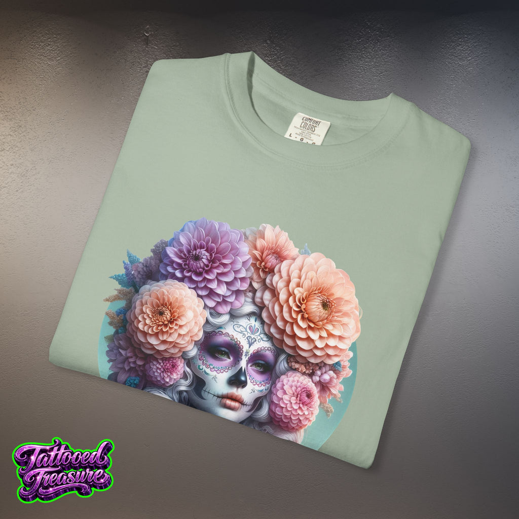 Day of the Dead Floral Skull T-Shirt