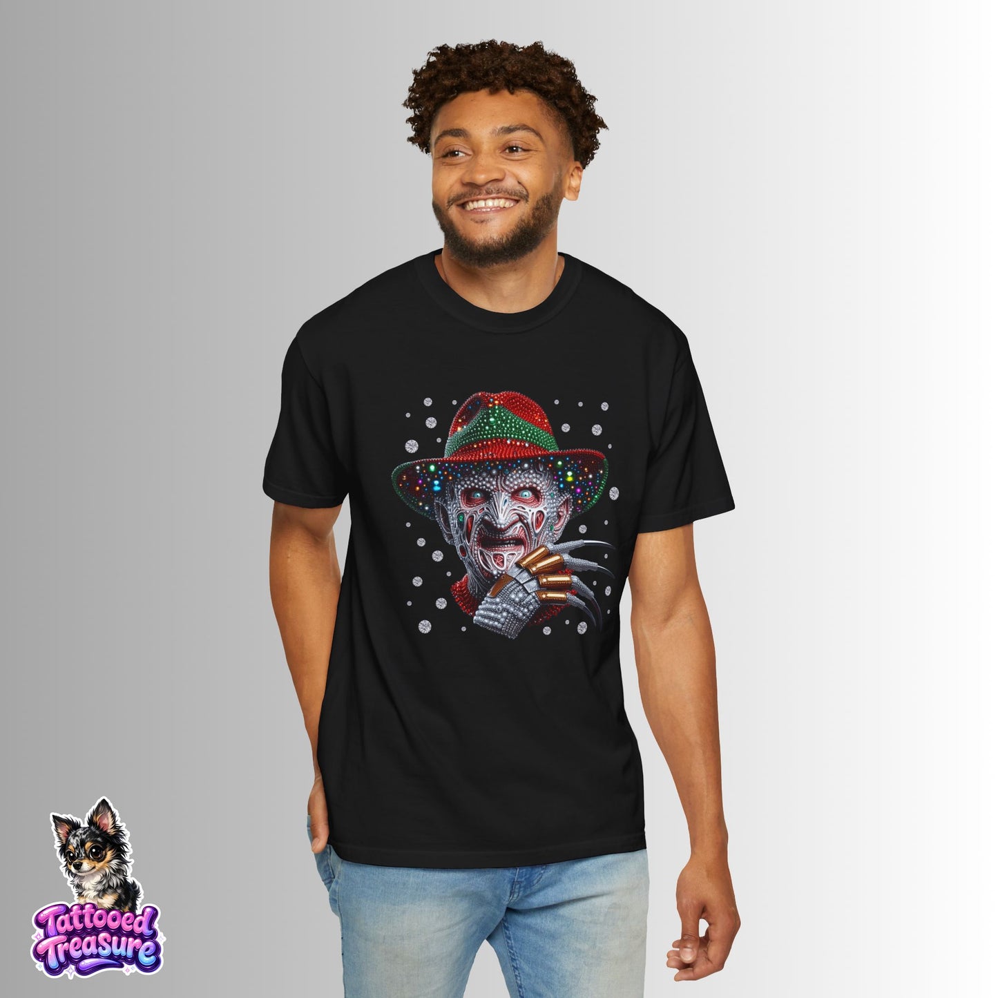 Horror Icon T-Shirt — Freddy Krueger Inspired Nightmare Design