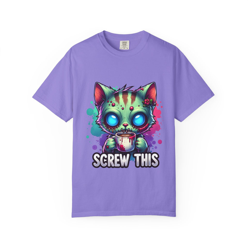 Zombie Kitty 'Screw This' T-Shirt