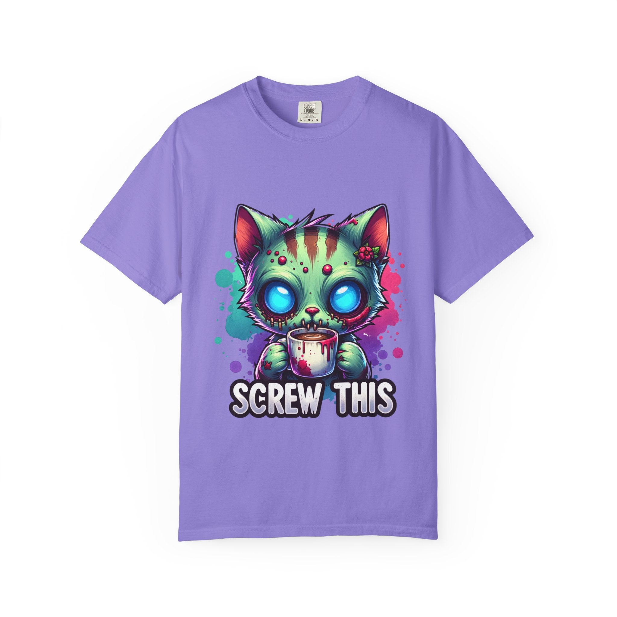 Zombie Kitty 'Screw This' T-Shirt