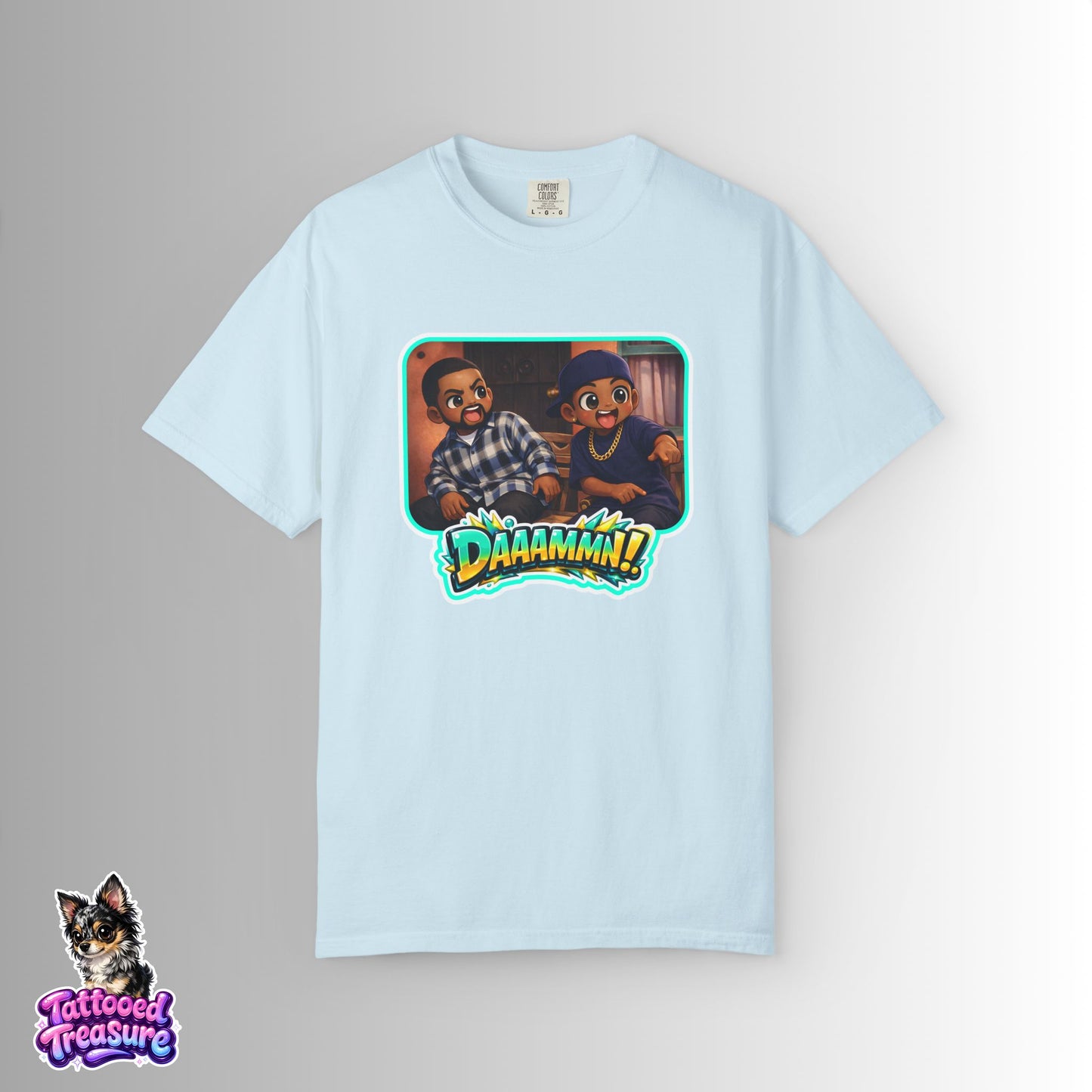 Daaamn! Graphic T-Shirt — Retro Cartoon Reaction Tee