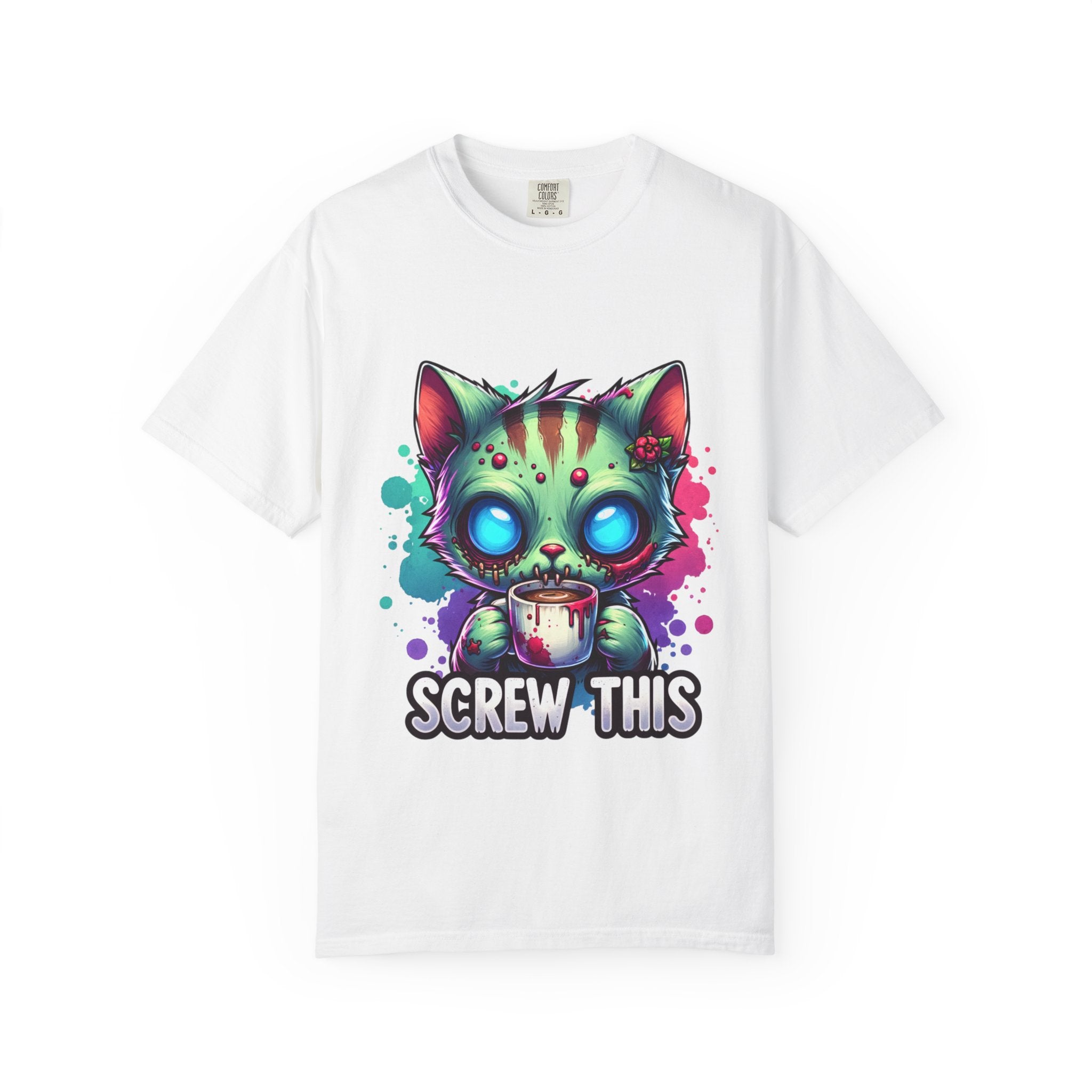Zombie Kitty 'Screw This' T-Shirt
