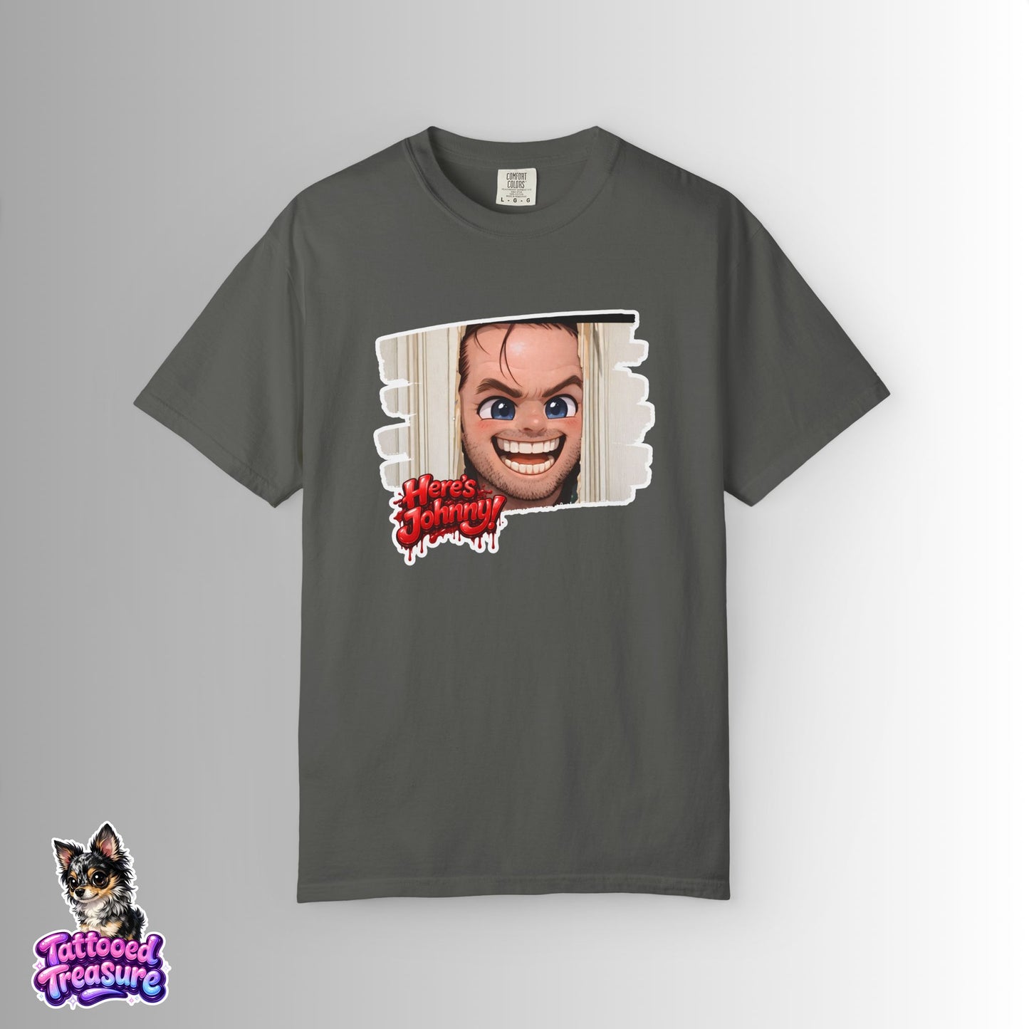 Horror The Shining Graphic T‑Shirt — 'Here's Johnny' Creepy Tee