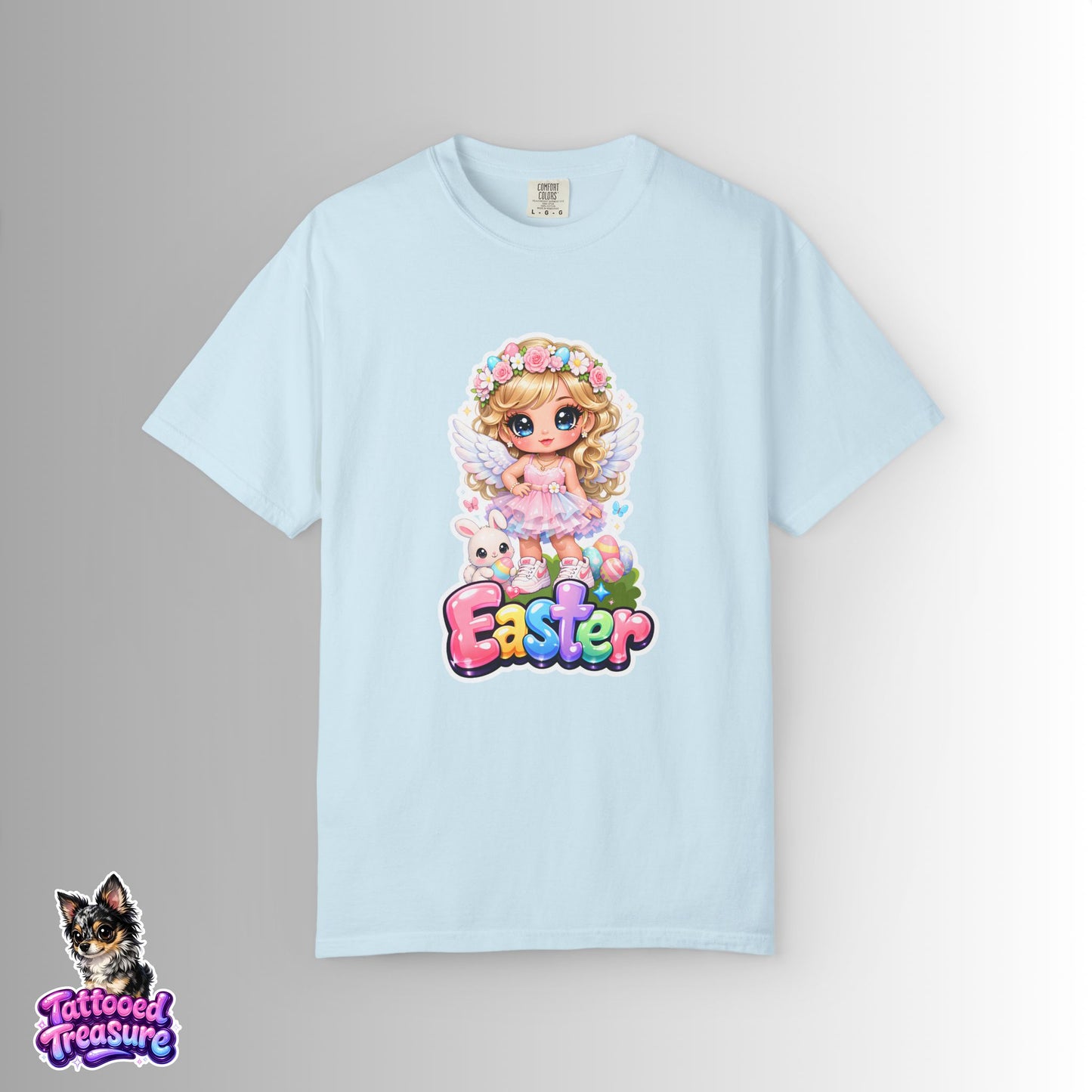 Easter Bunny Girl T-Shirt — Cute Pastel Easter Tee