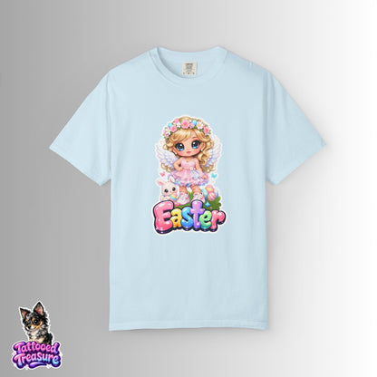 Easter Bunny Girl T-Shirt — Cute Pastel Easter Tee
