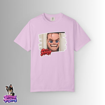 Horror The Shining Graphic T‑Shirt — 'Here's Johnny' Creepy Tee