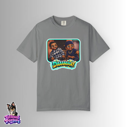 Daaamn! Graphic T-Shirt — Retro Cartoon Reaction Tee