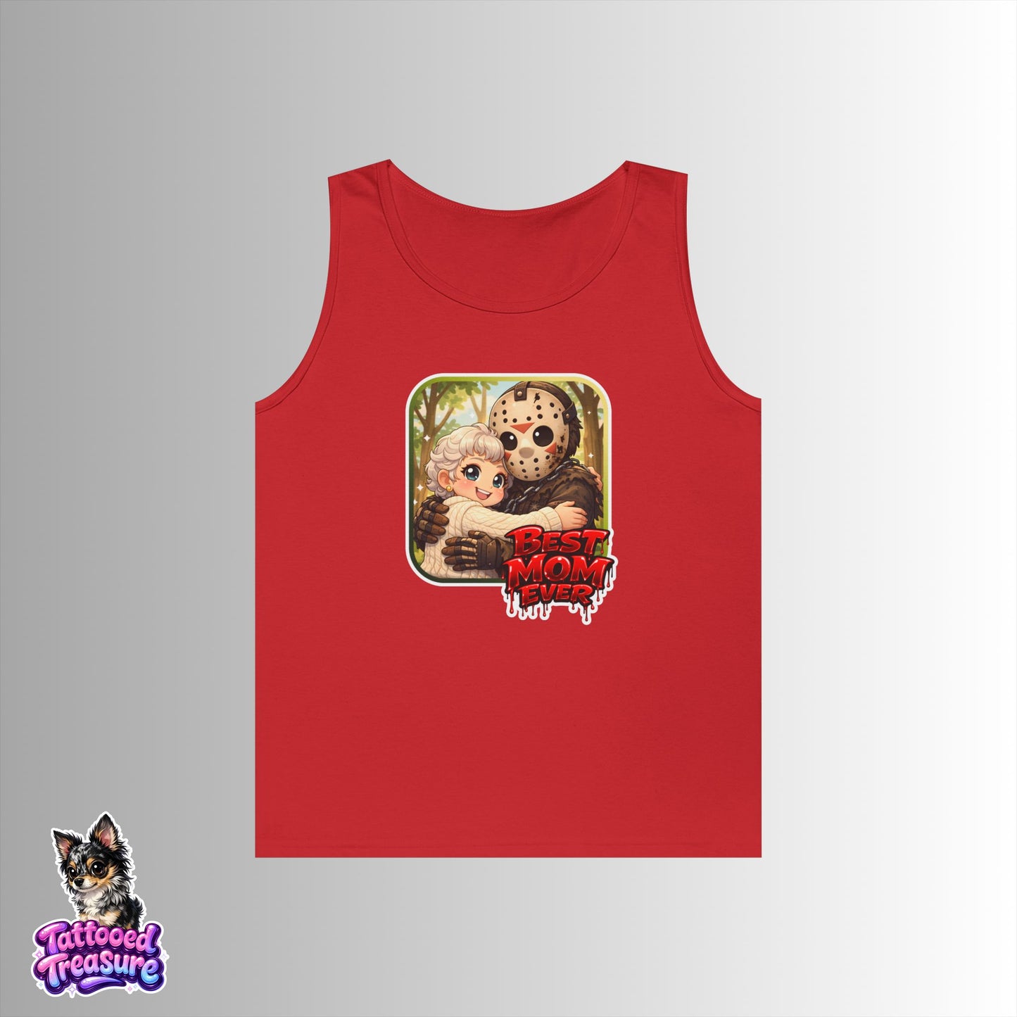 Tank Top — "Best Mom Ever" Horror Jason & Mother Design